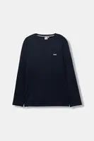 Detská bavlnená košeľa s dlhým rukávom BOSS