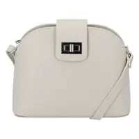 Dámská kožená crossbody kabelka béžová - ItalY Brokylon