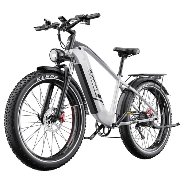 DUOTTS F26 Lite Electric Bike 500W 48V 18Ah Silver White