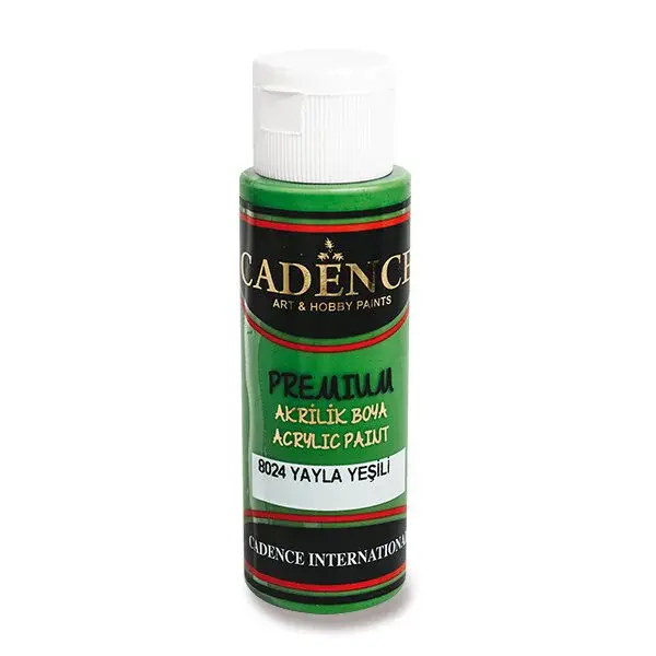 Akrylové barvy Cadence Premium, 70 ml - zelená