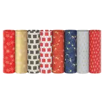 Dárkový balicí papír Sadoch Buon Natale - 2 x 0,7 m, mix motivů