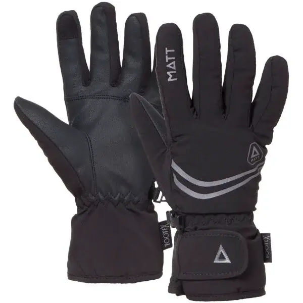 Matt PRIMATT Dámské zimní rukavice, černá, velikost