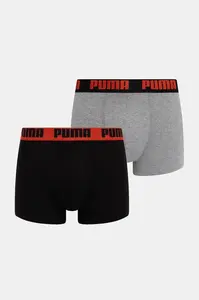 Puma přiléhavé boxerky pánské bavlněné s elastanem Everyday Basic 2-pack
