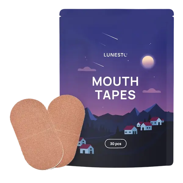 LUNESTO Mouth Tapes - pásky na ústa proti chrapaniu - béžová 30 ks