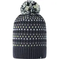 REIMA PAMPULA Dětská čepice, tmavě šedá, velikost