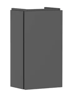 Hansgrohe Xilesa E - Umývadlová skrinka, 62x34x24 cm, 1 dvierka, pánty vľavo, matná sivá 54243760