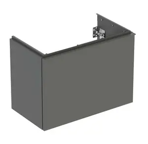 Geberit Acanto - Umývadlová skrinka, 74x54x42 cm, 2 zásuvky, lávová 503.009.JK.1