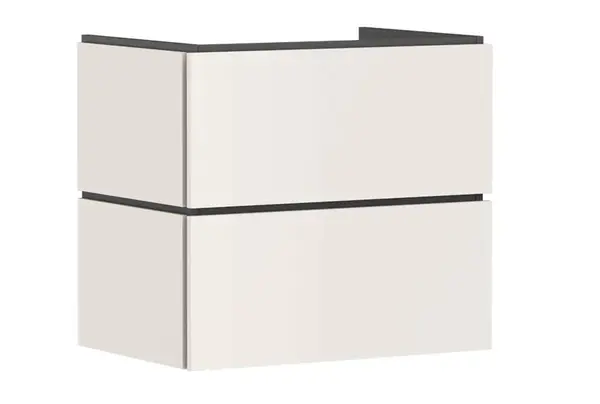 Hansgrohe Xilesa E - Umývadlová skrinka, 62x68x47 cm, 2 zásuvky, matná béžová 54258780