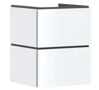 Hansgrohe Xilesa E - Umývadlová skrinka, 62x48x47 cm, 2 zásuvky, matná biela 54291700