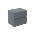 Ideal Standard Finesse - Umývadlová skrinka, 60x44x56 cm, 2 zásuvky, Ribbed Matt ashblue E3422UQ