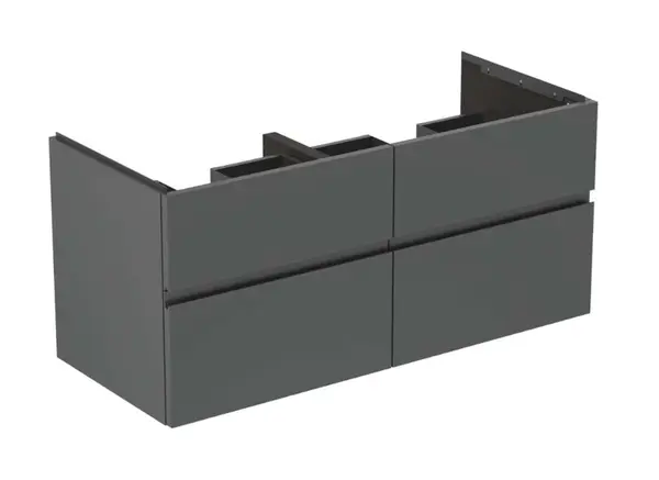 Ideal Standard Finesse - Umývadlová skrinka, 120x51x55 cm, 4 zásuvky, matný antracit E3399Y2