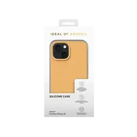 Silikonový ochranný kryt iDeal Of Sweden pro Apple iPhone 15, apricot