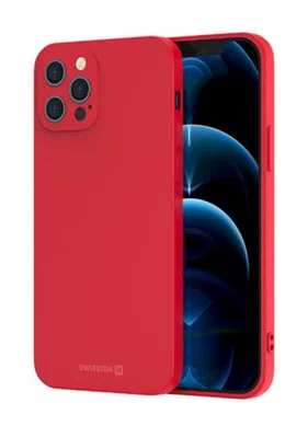 Zadní kryt Swissten Soft Joy pro Apple iPhone 11, červená