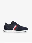 Tmavě modré pánské tenisky se semišovými detaily Tommy Hilfiger Runne - Pánské