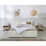 MID.YOU ČALOUNĚNÁ POSTEL, 160/200 cm, krémová
