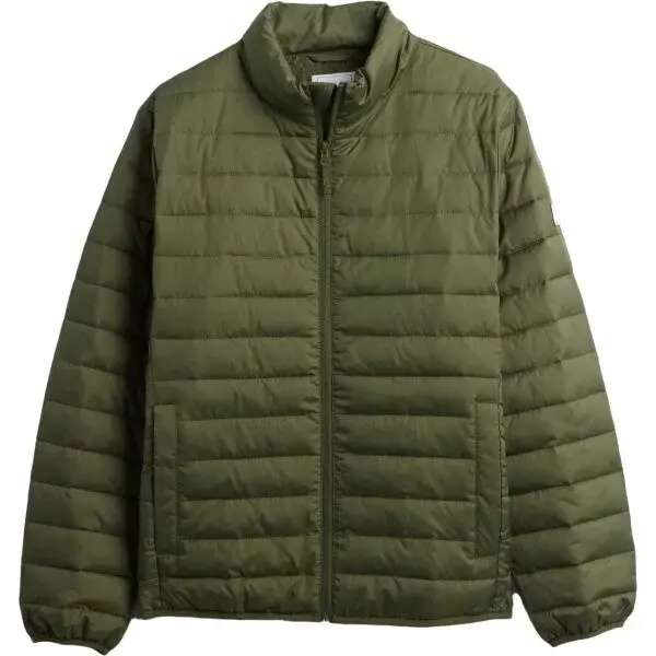 GAP V-FRCH LOGO Pánská prošívaná bunda, khaki, velikost