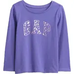 GAP V-FRCH LS BF LOGO TEE Dětské tričko, modrá, velikost