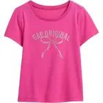 GAP V-LOGO TEE Dětské tričko, růžová, velikost 3Y