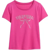 GAP V-LOGO TEE Dětské tričko, růžová, velikost 3Y