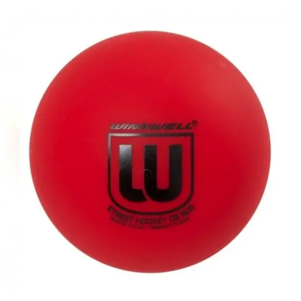 WINNWELL BALÓNEK Hokejbalový míček, červená, velikost