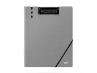 Podložka M na psaní s klopou a gumkou A4 šedá