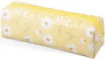 Penál etue mini - Žlutá s květinami