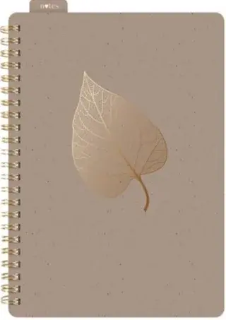 Blok se spirálou A5 linka 80l/80g hnědý