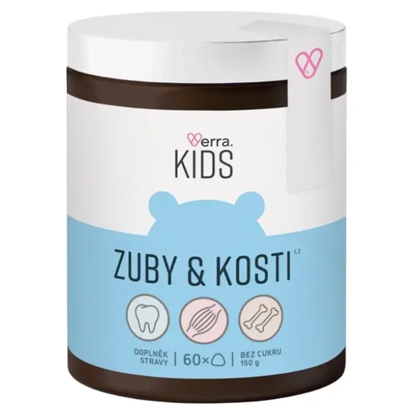 VERRA KIDS Zuby a Kosti 60 želatínových medvedíkov