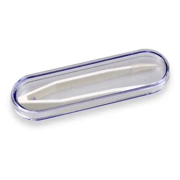 KAIDA Pinzeta na kontaktné šošovky - biela v púzdre