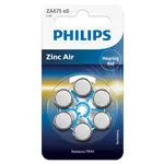PHILIPS ZA675B6A/00 batéria do načúvadla 6 kusov