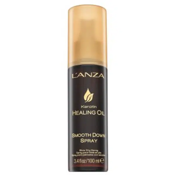 L’ANZA Keratin Healing Oil Smooth Down Spray stylingový sprej pre uhladenie a lesk vlasov 100 ml