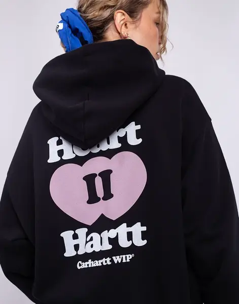 Carhartt WIP W' Hooded Heart II Hartt Jacket Black S