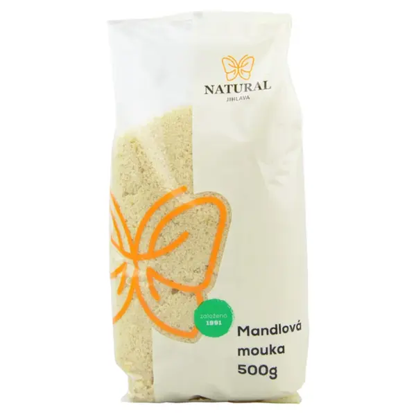 NATURAL JIHLAVA Múka mandľová jemne mletá natural 500 g