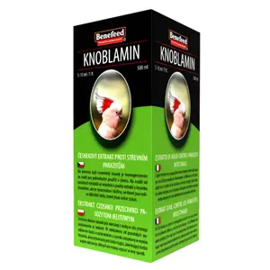 Knoblamin E pro exoty česnekový olej 500ml