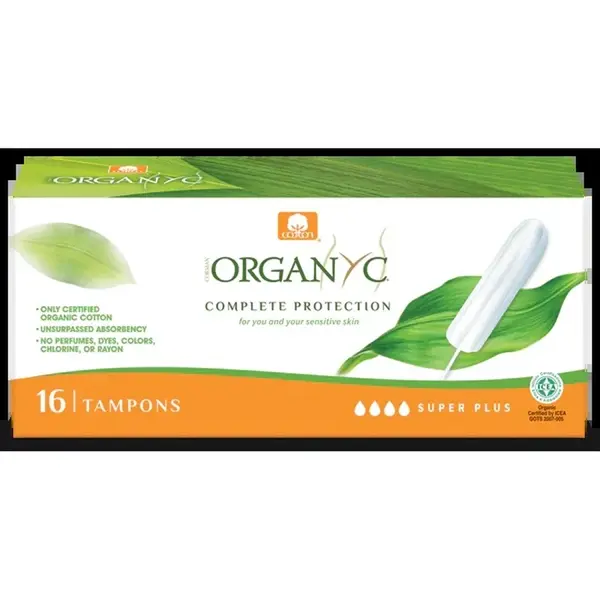 ORGANYC Tampóny Super Plus 16 kusov