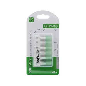SOFTDENT Butterfly dentálne špáradlá flexi pick 48 ks