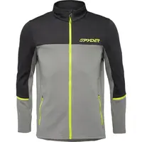 Spyder SPEED FLEECE JACKET Pánska bunda, tmavo sivá, veľkosť