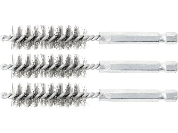 Sady kartáčů na vrtačku, různé průměry, ocelové, 3 ks - BGS technic Velikost: 11 mm