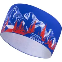 FLLÖS FANLINE HEADBAND CZECH 2 Sportovní čelenka, modrá, velikost UNI