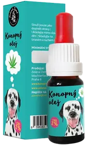 ZELENÁ ZEMĚ CBD olej pro zvířata 2% 10 ml