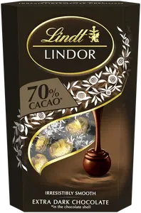 LINDT Lindor pralinky Hořká čokoláda 70% 337 g