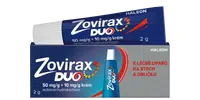 ZOVIRAX DUO 50mg/g+10mg/g krém 2 g