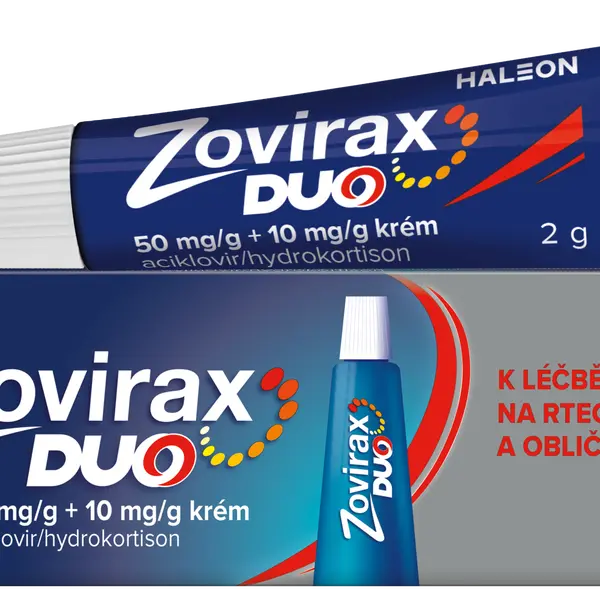 ZOVIRAX DUO 50mg/g+10mg/g krém 2 g