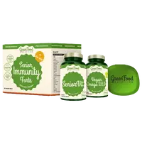 GREENFOOD NUTRITION Senior Immunity Forte + Pillbox 2 x 120 kapslí