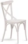 MI-KO Jídelní židle CROCE masiv, moření bílá