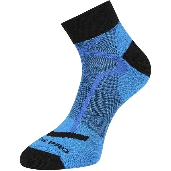 ALPINE PRO GANGE Kotníkové sportovní ponožky, modrá, velikost