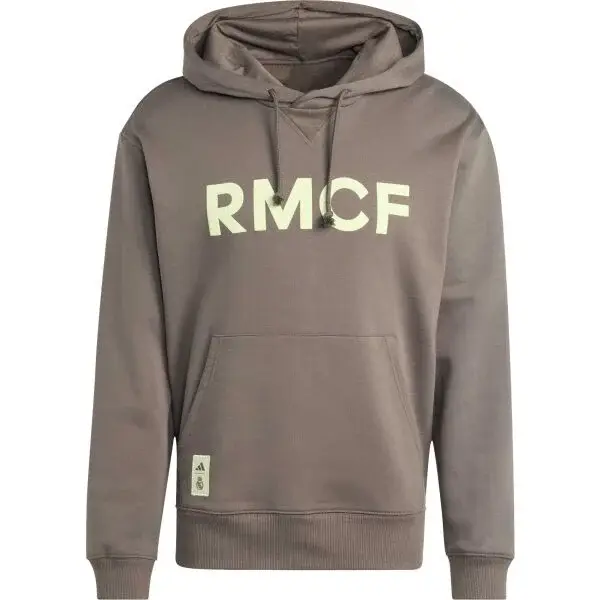 adidas REAL MADRID SEASONAL HD Pánská mikina, šedá, velikost XXL