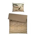 Esposa OBOUSTRANNÉ POVLEČENÍ, satén, šedohnědá, 140/200 cm