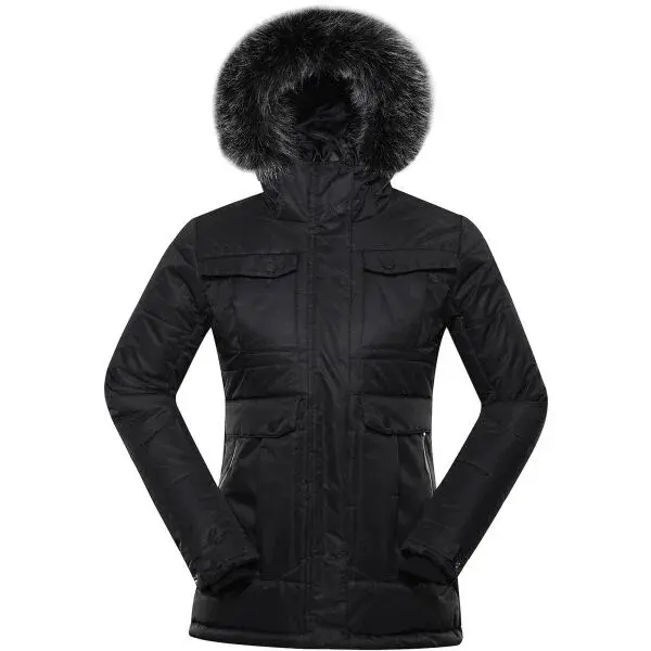 ALPINE PRO EGYPA Dámská zimní bunda, černá, velikost