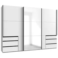 MID.YOU SKŘÍŇ S POSOUVACÍMI DVEŘMI, bílá, 300/216/65 cm